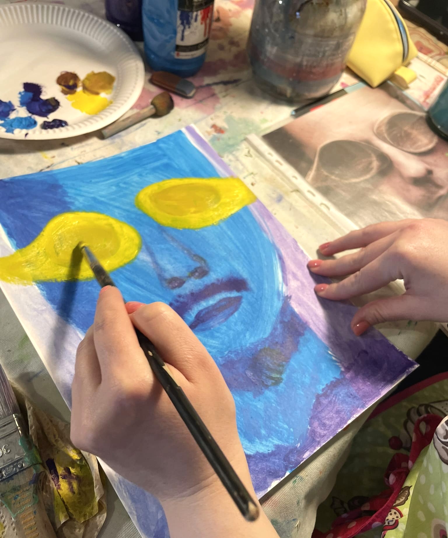 Acrylmalerei: Porträt & Gesicht – Bild 2