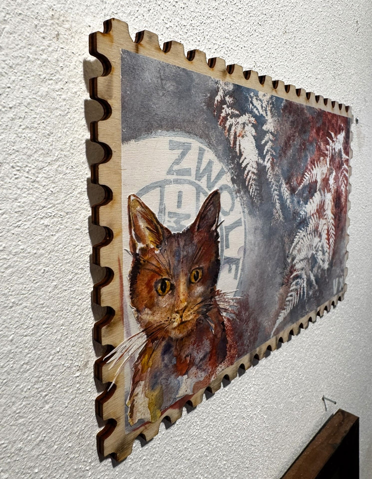 Original: Briefmarke "Das Katerchen" – Bild 5
