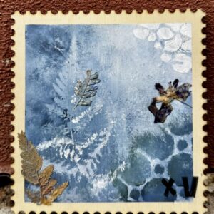 Original: kleine gro&szlig;e Briefmarke "Natur"