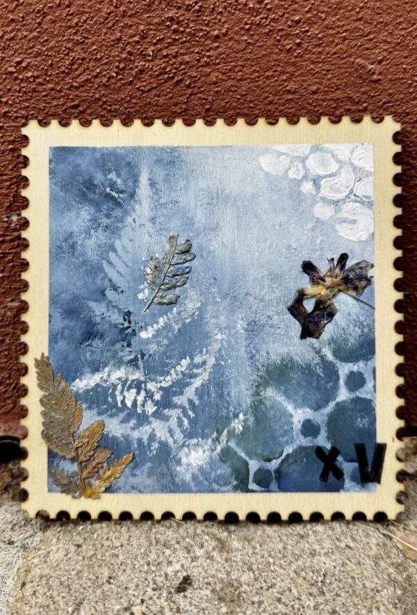 Original: kleine große Briefmarke "Natur"