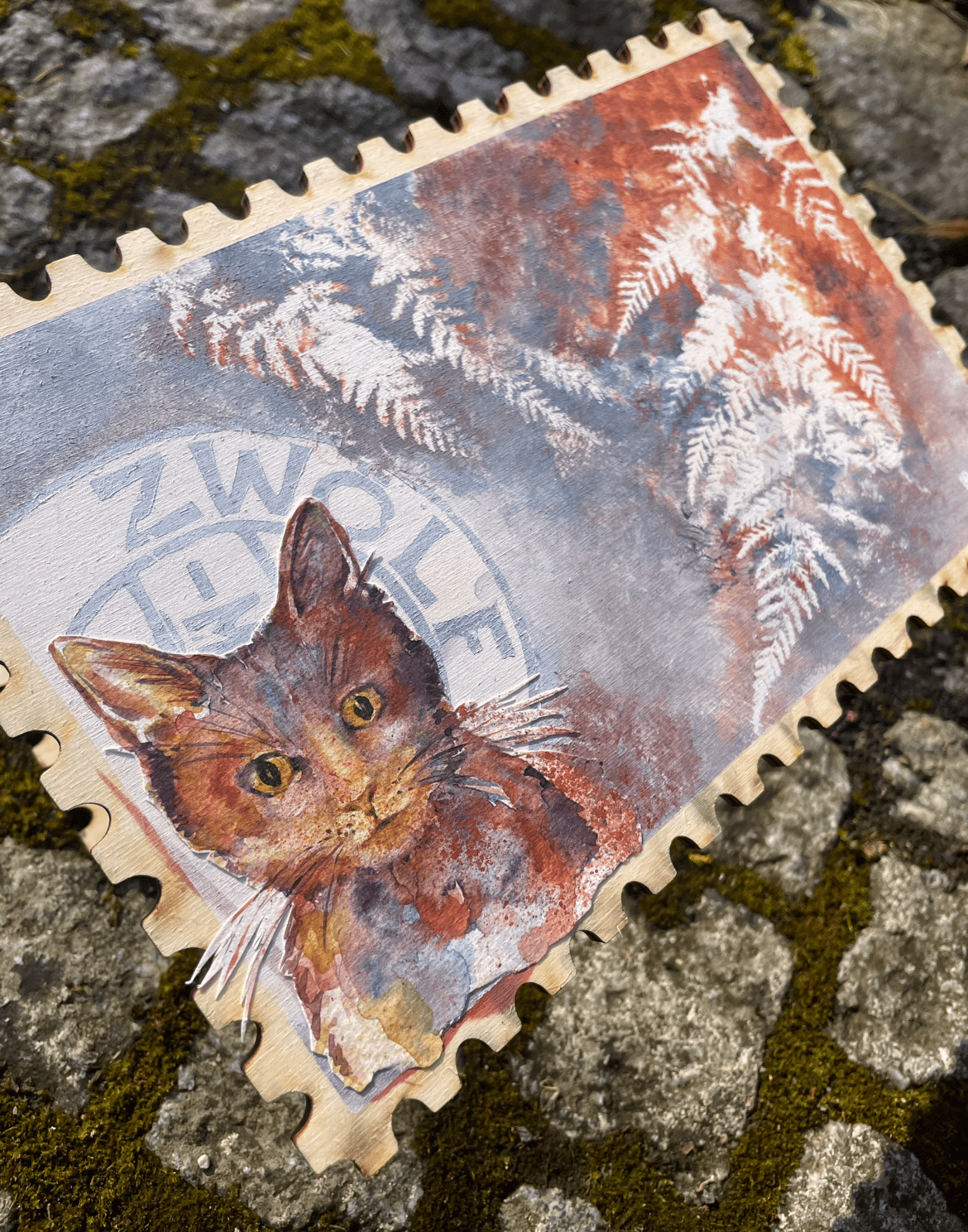 Original: Briefmarke "Das Katerchen" – Bild 3