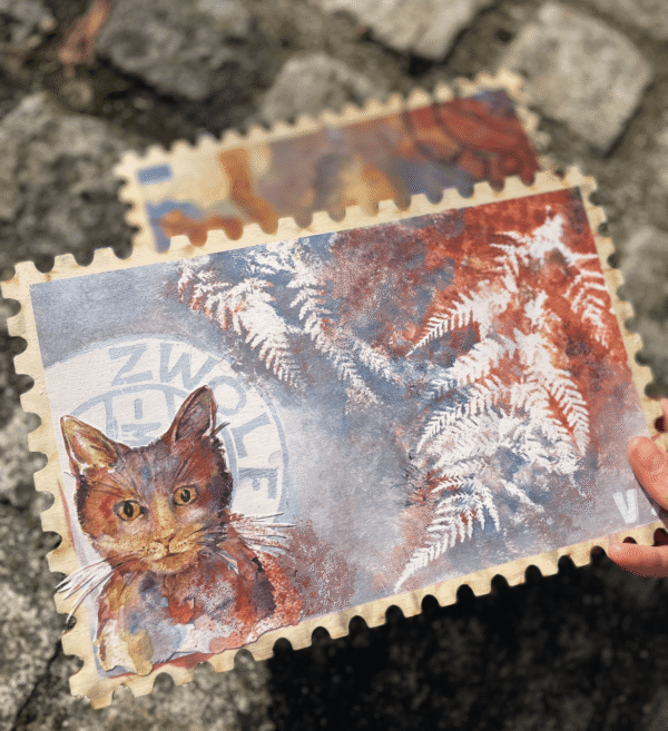 Original: Briefmarke "Das Katerchen"